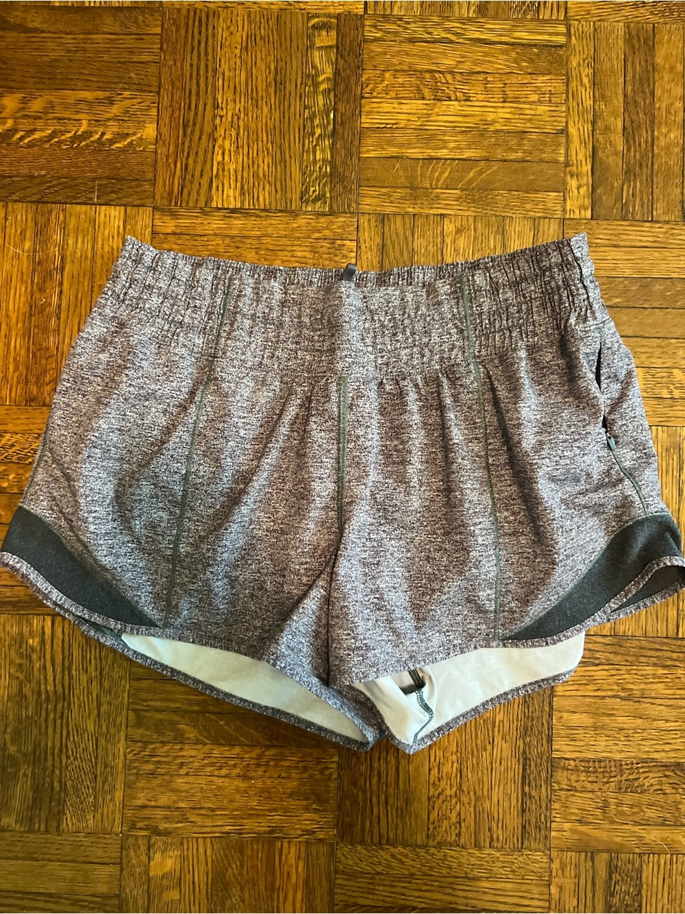 Lululemon Heather Gray Athletic Shorts